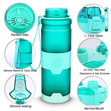 Load image into Gallery viewer, ZORRI Sports Water Bottle Protein Shaker Bpa Free Eco-Friendly Portable Gym Hiking Drinkware Bottle Gourds Botella De Agua
