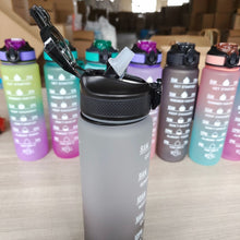Load image into Gallery viewer, 1 Liter Water Bottle Motivational Sport Water Bottle Leakproof Drinking Bottles Outdoor Travel Gym Fitness Jugs For Kitchen
