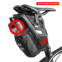 Load image into Gallery viewer, ROCKBROS Rainproof Bike Bicycle Rear Bag With Water Bottle Pocket Bicycle Tail Seat Saddle Bag Reflective Pouch Bike Accessories
