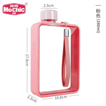 Load image into Gallery viewer, MoChic Moses A5 Flat Water Bottle Cup Grils A5 Flat Bottle Drinking Bottle for Water Portable Korean Creative Paper A5 Bottles
